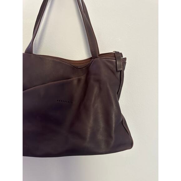 Bruno Rossi Brown Leather Shoulder Bag - Picture 16 of 16